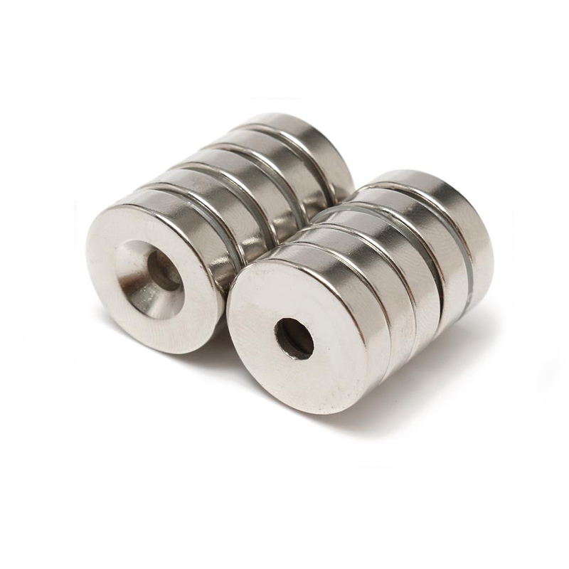 N35 Neodymium Disc Countersunk Hole Magnets With Screw
