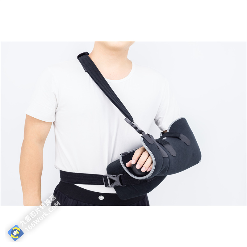 Adjustable Arm sling with Shoulder abduction pillow and waist support straps