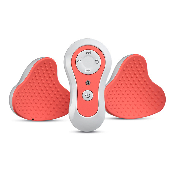 New Style Cordless Breast Enhancement Vibration Massage Pasties Waterproof Breast Massager with Remote Controller