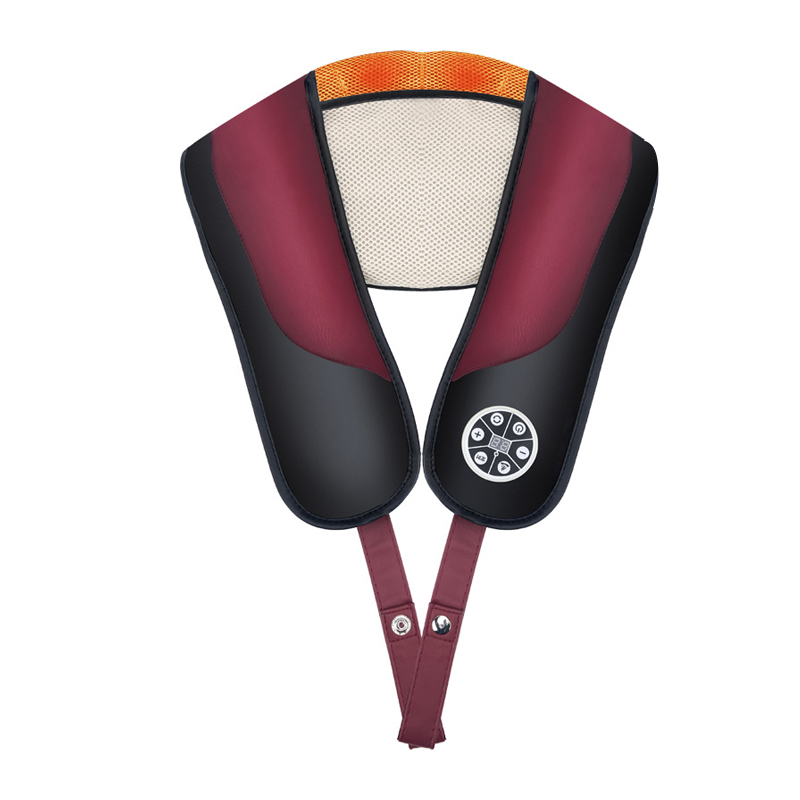 Electric Shiatsu Neck Shoulder Massager with Heat Therapy Massage Belt