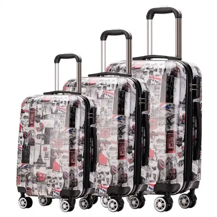 Carry-on Travelling Box Luggage Waterproof ABS+PC Trolley Case Hard Shell Luggage Sets Suitcase