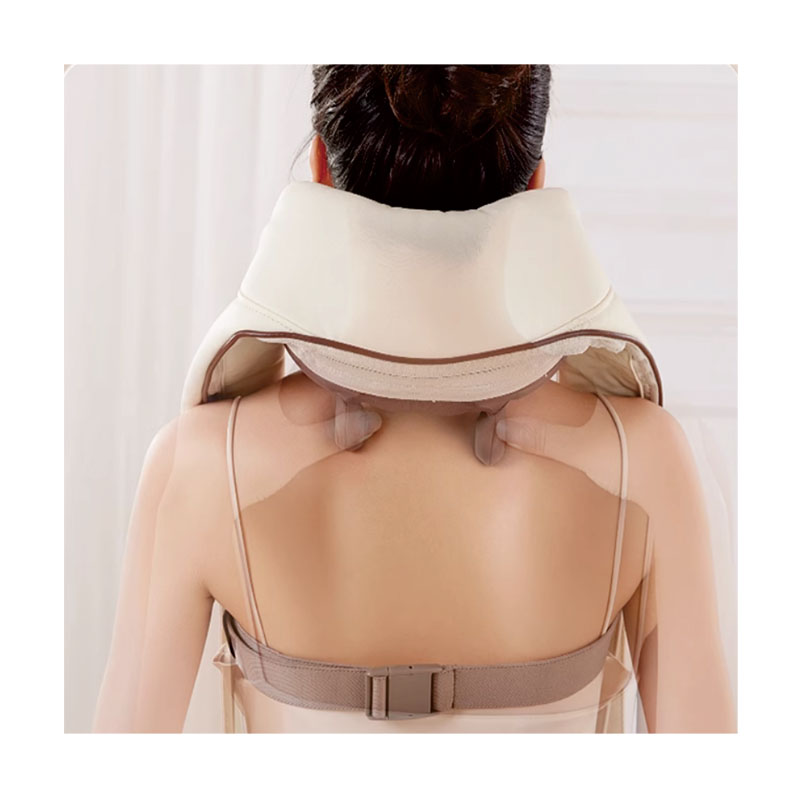 Shiatsu Neck And Shoulder Kneading Massager With Wearable Back Wrap Belt