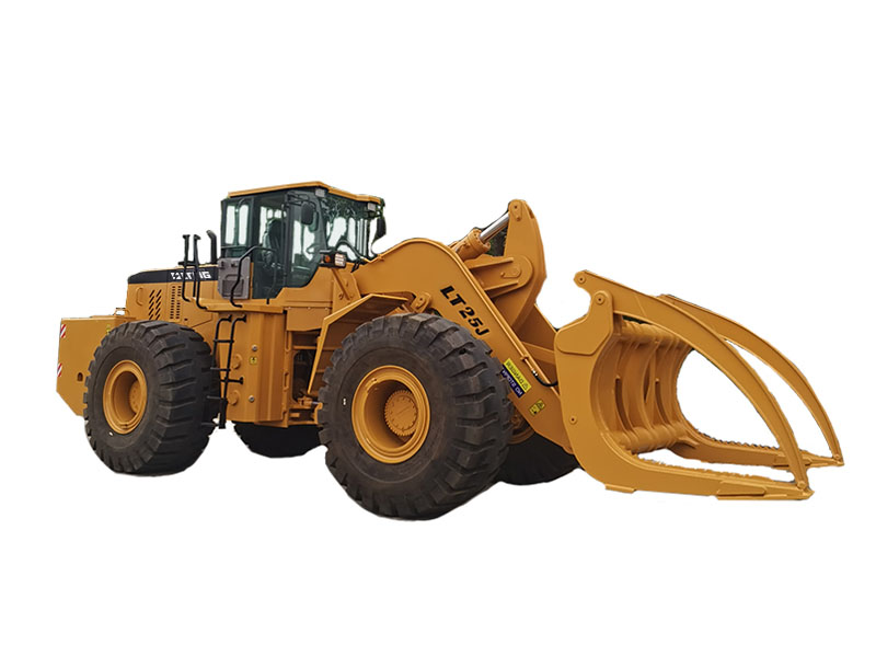 25 ton wheel loader with grapple