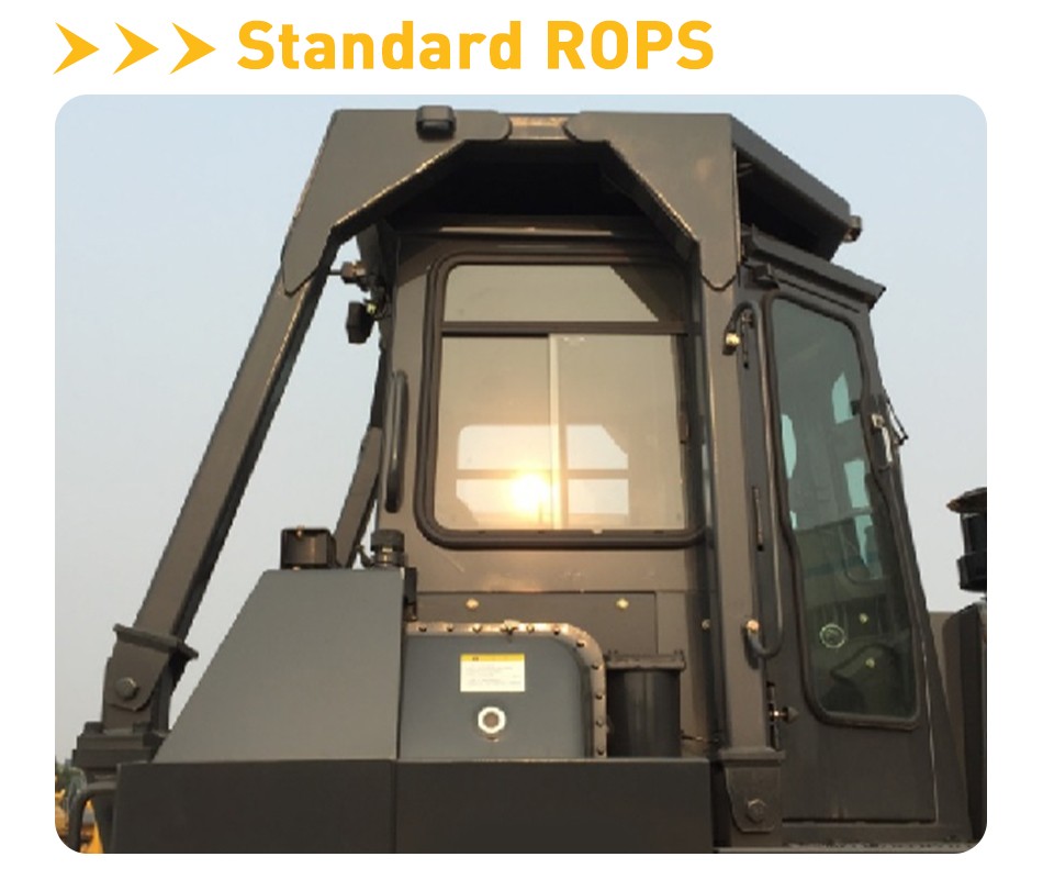 The standard ROPS of bulldozer equipment