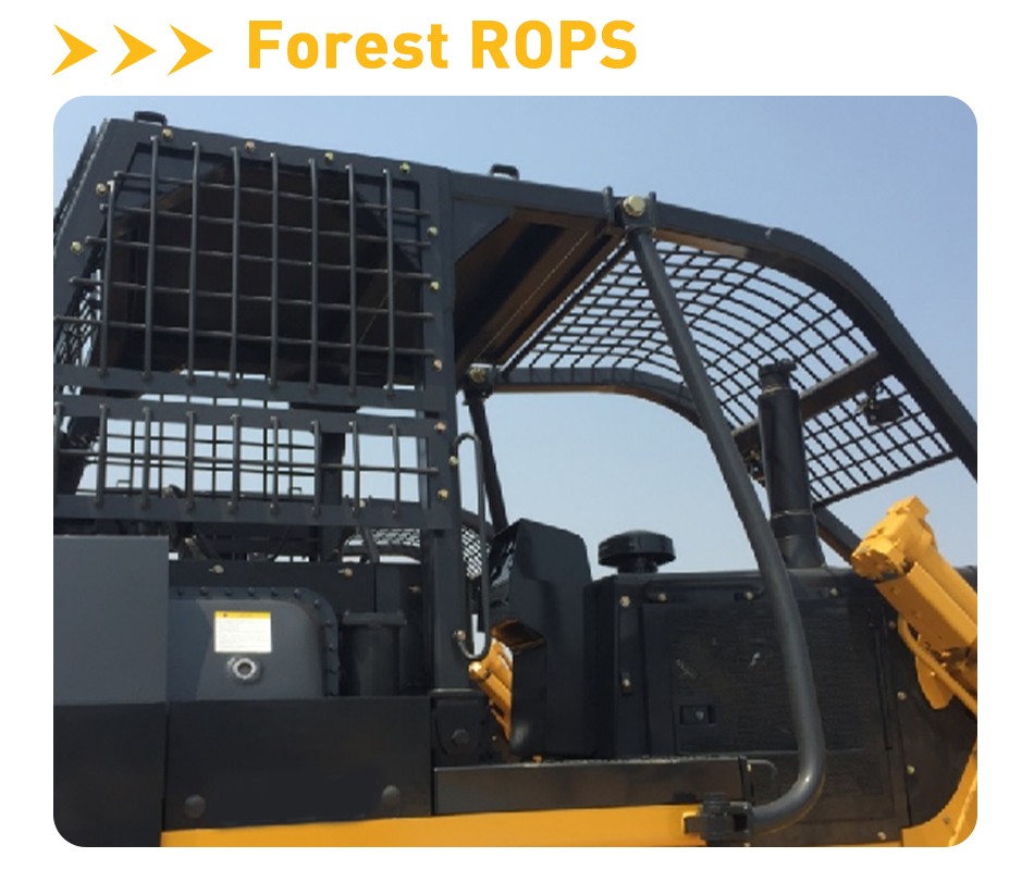 Bulldozer equipment attachments forest ROPS