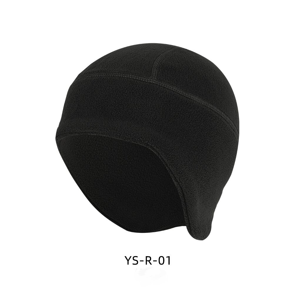 Autumn and winter fleece hats with windproof and warm helmet lining for cycling