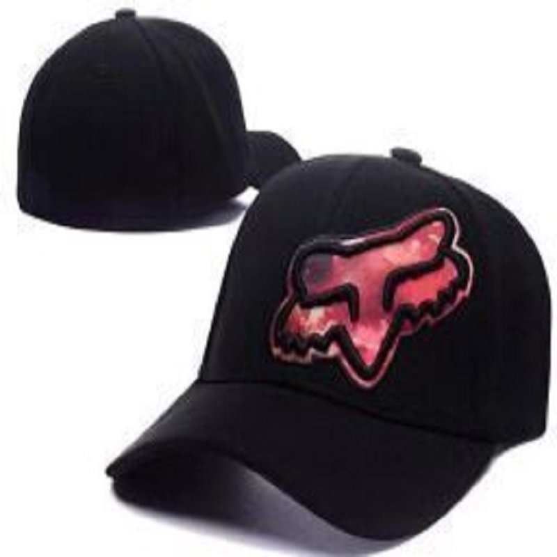 Classic stock fox head outdoor sports embroidered men's and women's baseball caps cotton baseball hats
