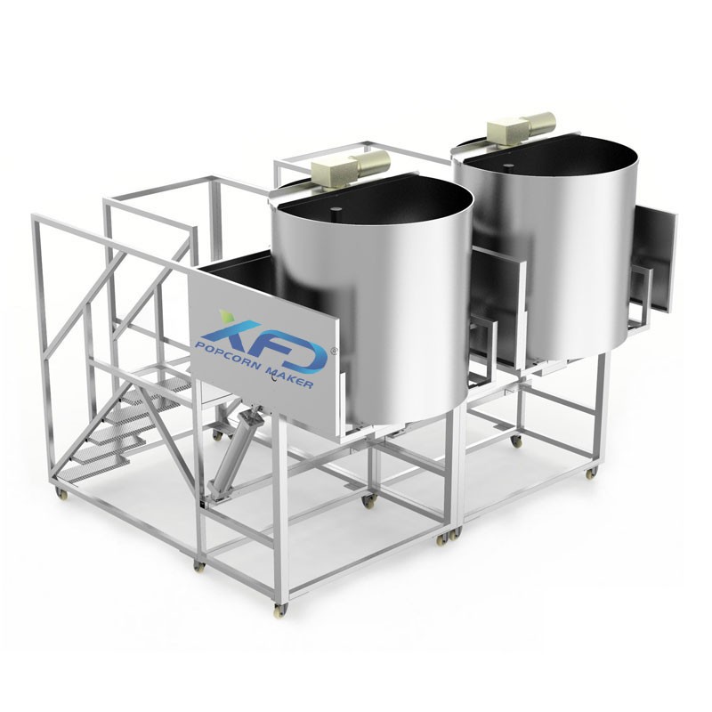 Industrial Popcorn Cooker and Coater Popcorn Caramelizer for Factory