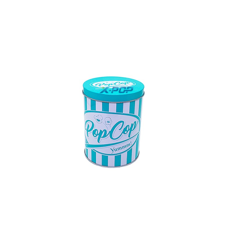 Customized Popcorn Tin with Lid Popcorn Can with Lid