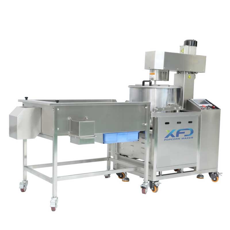 Electromagnetic Popper and Coater 2-in-1 Machine Popcorn Machine and Caramelizer