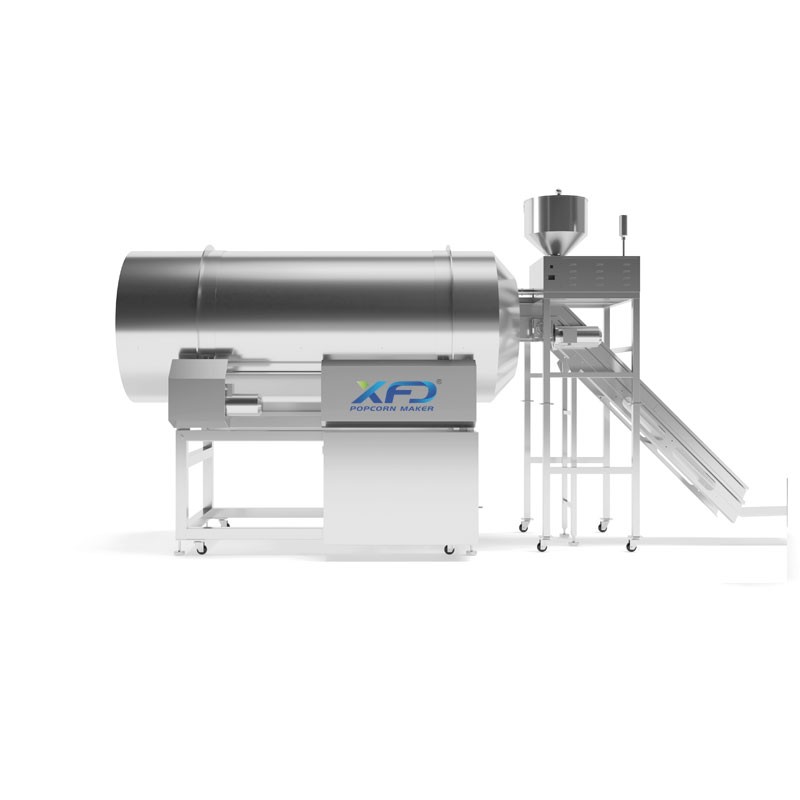 Hot Air Type Industrial Popcorn Oven Production Line Popcorn Production and Coating Lines