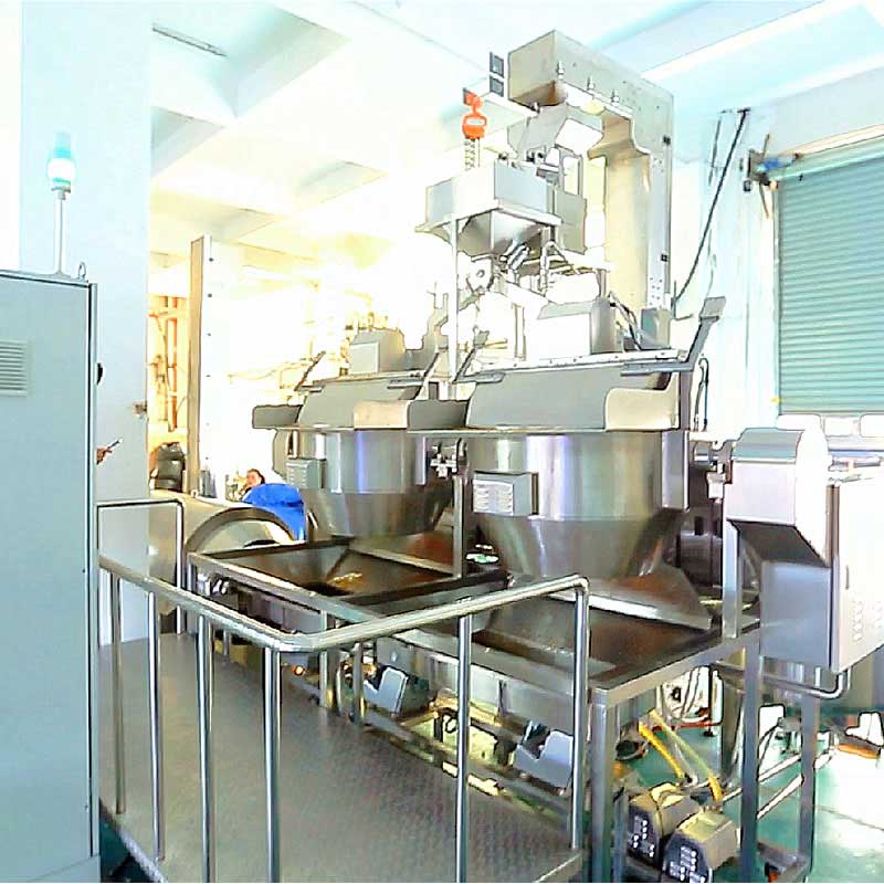 Fully Automatic Popcorn Production and Packing Line