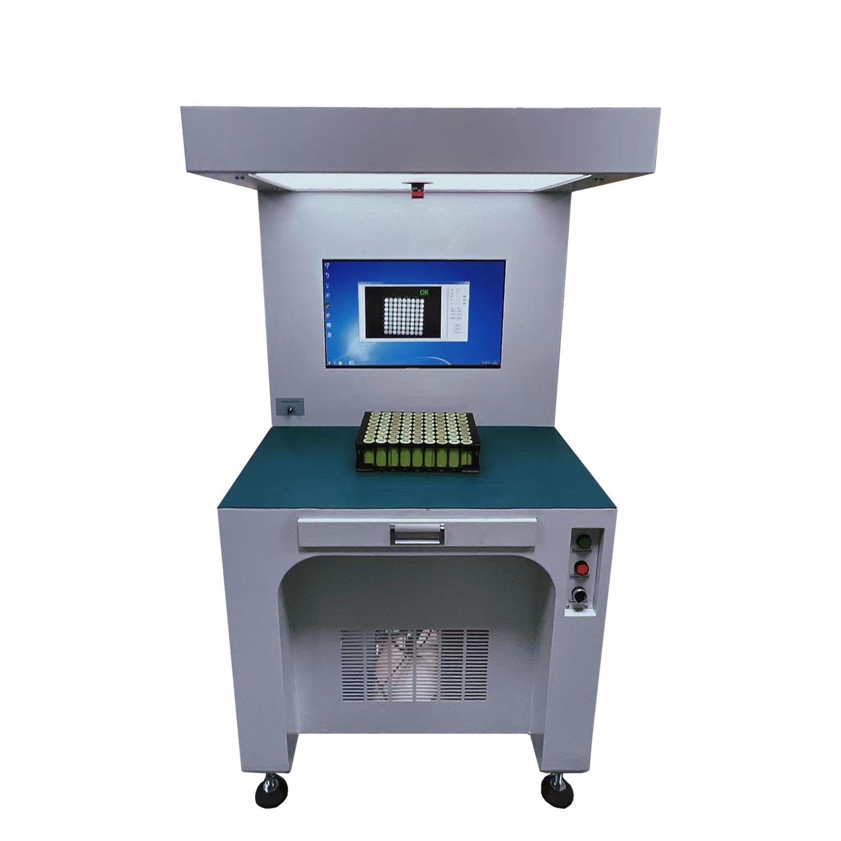 Cylindrical Cell CCD Visual Inspection Equipment