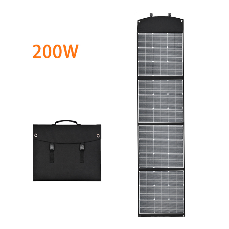 500W Portable Solar Power Station with 200W Packable Solar Panel