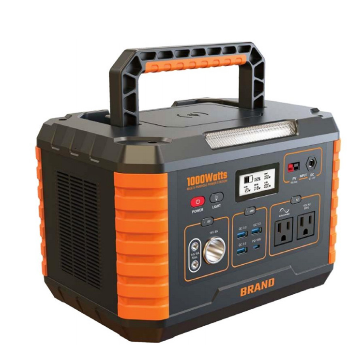 1000W Camping Lithium Battery Emergency Power Station