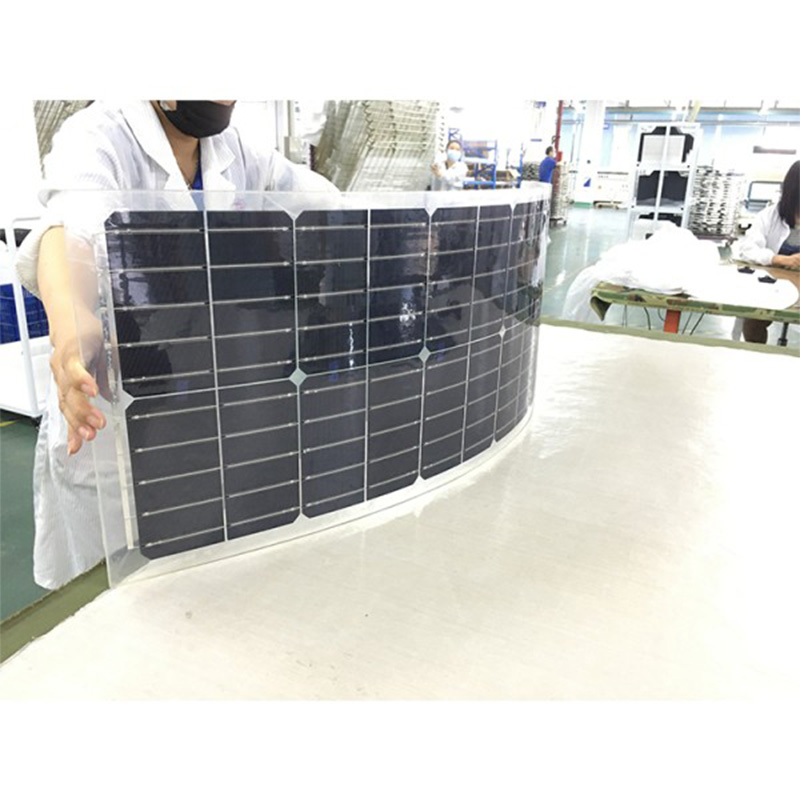100W and 60W Transparent Flexible Solar Panel With TPT