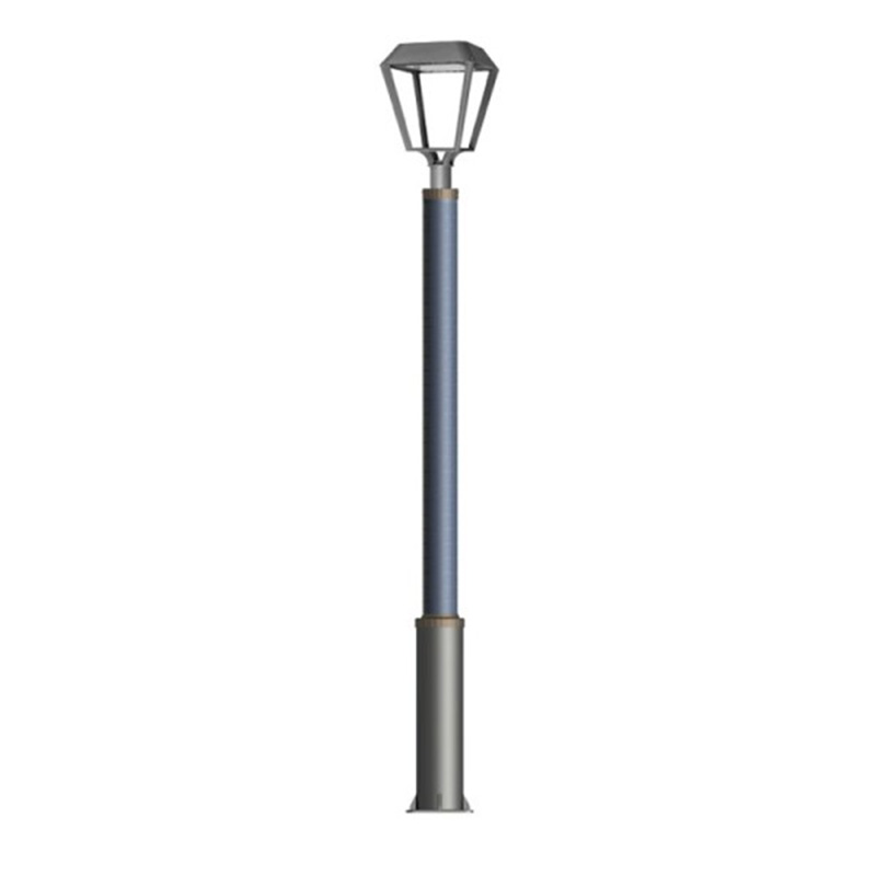 20W Vertical Solar Light Pole For Garden Design 2FSG052