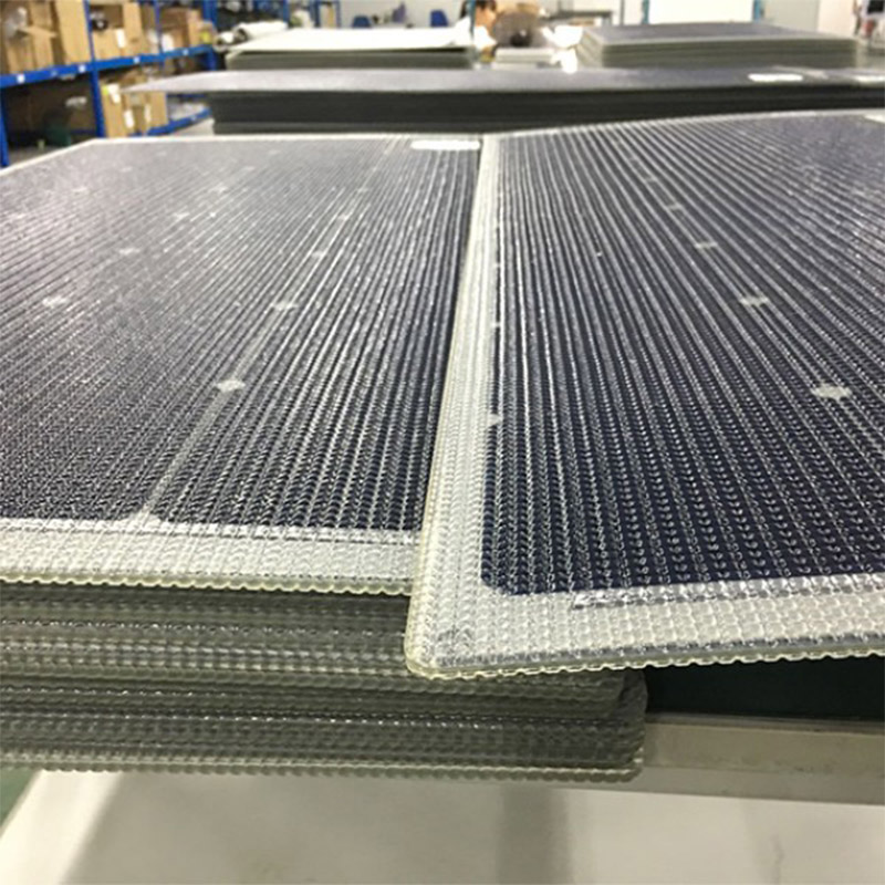 115W SUNPOWER Flexible Solar Panels With 2mm Aluminum Inside Of Panel