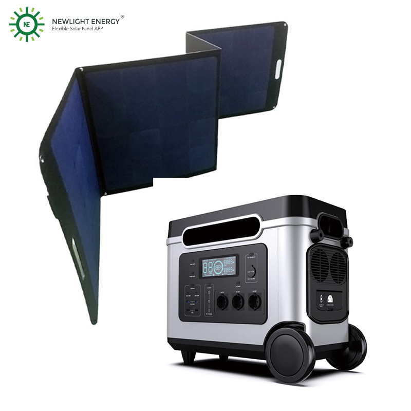 3000W Porable Solar Charger with Removable Storage